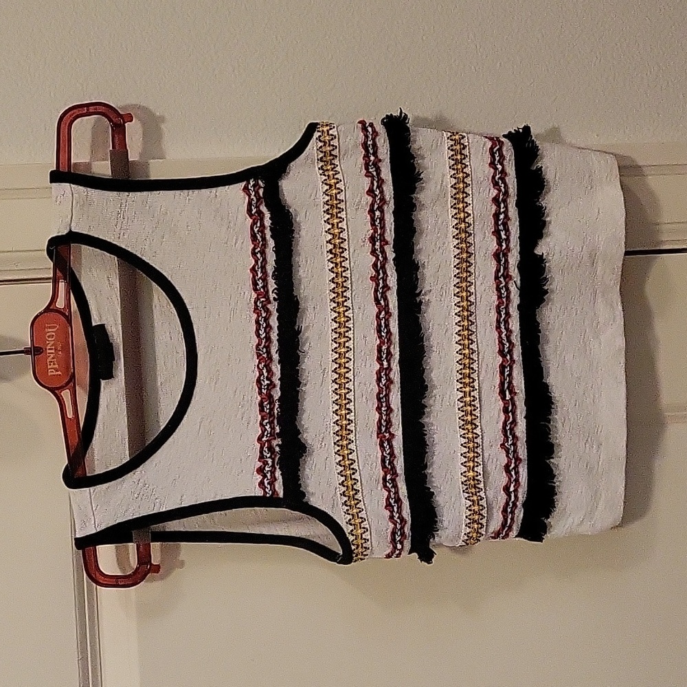 TOPSHOP ruffled crop top